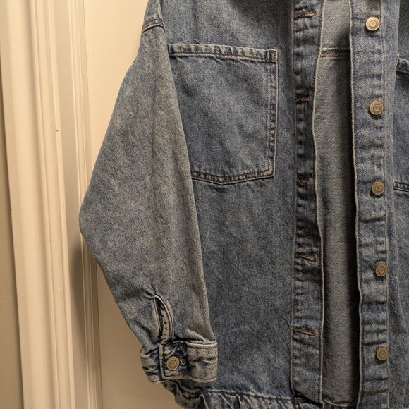 Denim Button-Up Jacket - Picture 3 of 5